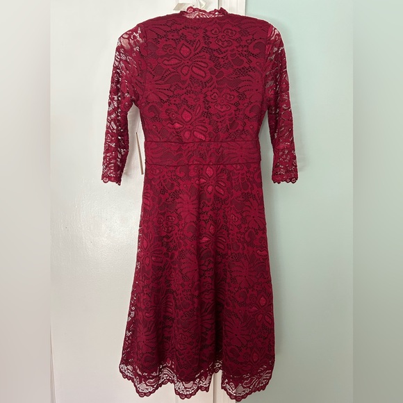NWT Kiyonna mademoiselle lace floral cocktail dress XS - Picture 7 of 9